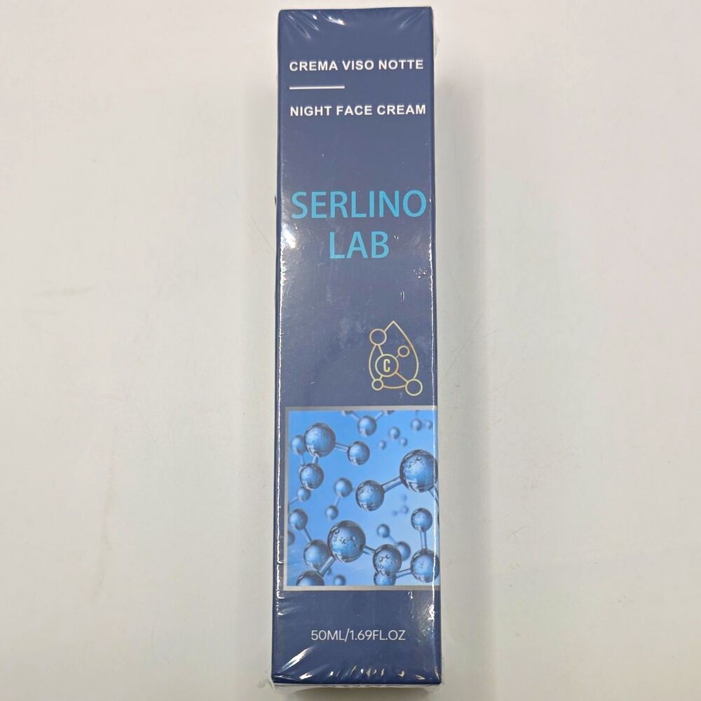 SERLINO LAB Night Face Cream Moisturizer Hyaluronic Acid Retinol 50 mL